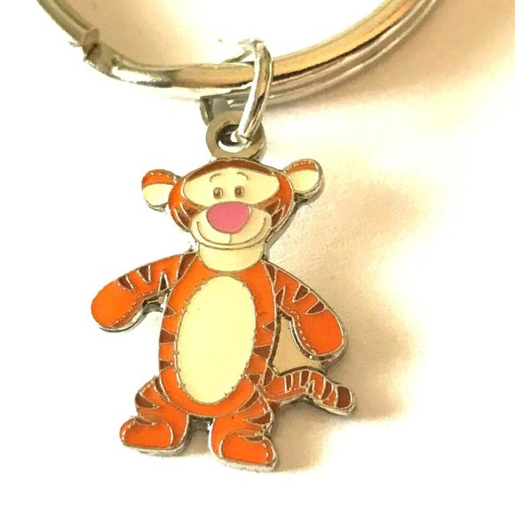 Vintage Disney Tigger Keychain Keyring Winnie The Pooh Vintage Disneyana - Picture 1 of 7